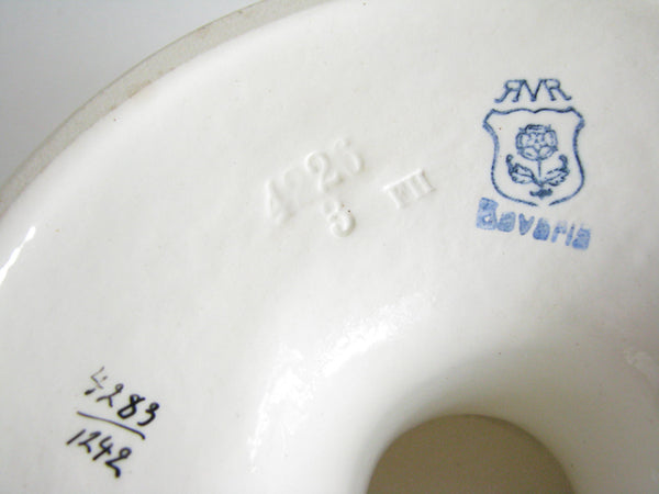 edgebrookhouse - Antique Max Roesler Bavaria Reticulated Porcelain Decorative Bowls / Compotes - Set of 3