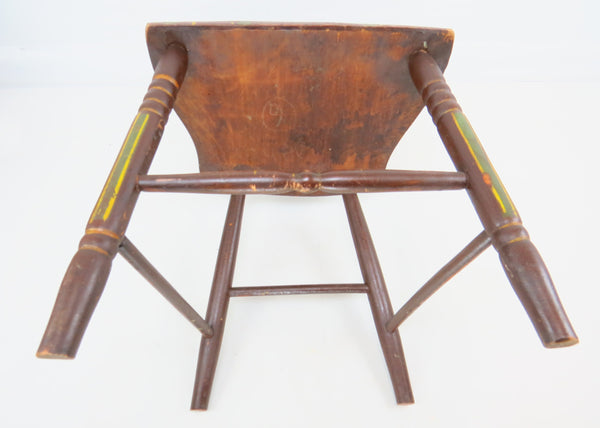 edgebrookhouse - Antique Primitive Pennsylvania Dutch Painted Side Chairs - Set of 17