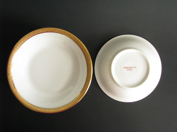 edgebrookhouse - Antique Theodore Haviland Limoges Gold Encrusted Porcelain Small Bowls - Set of 11