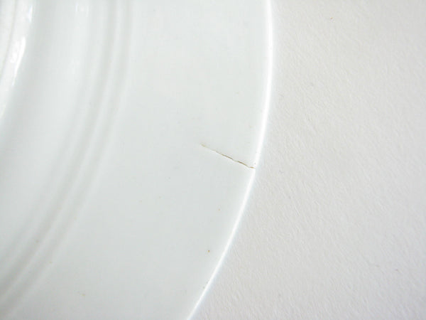 edgebrookhouse - Antique Theodore Haviland Limoges Porcelain Bread or Dessert Plates with Floral Design and Embossed Rim - Set of 8