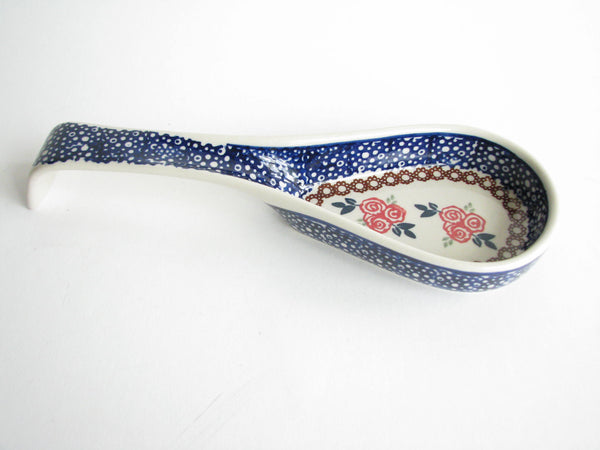 edgebrookhouse - Boleslawiec Polish Pottery Hand Painted Spoon Rest