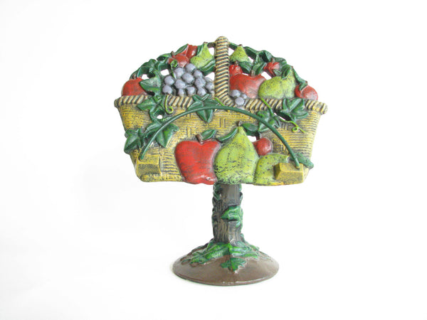 edgebrookhouse - Cast Iron Fruit Basket Book Holder Adjustable