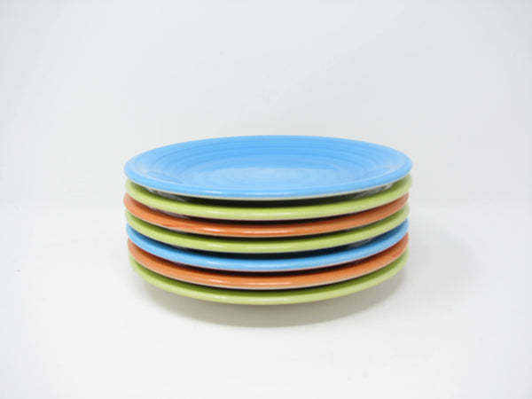 edgebrookhouse - Culinary Collection Italy Multi-Color Ceramic Salad Plates - 7 Pieces