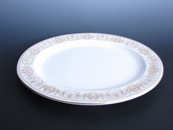 edgebrookhouse - Vintage Royal Worcester Pompadour Gold and White Serving Platter