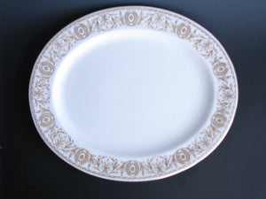 edgebrookhouse - Vintage Royal Worcester Pompadour Gold and White Serving Platter