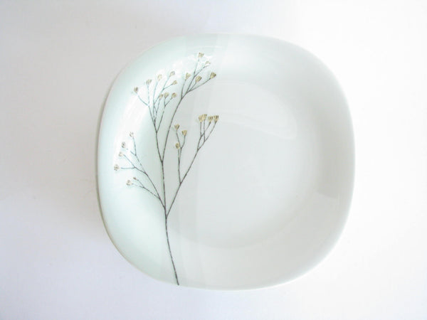 edgebrookhouse - Dansk Green Flora Accent Square Salad Plates - Set of 8