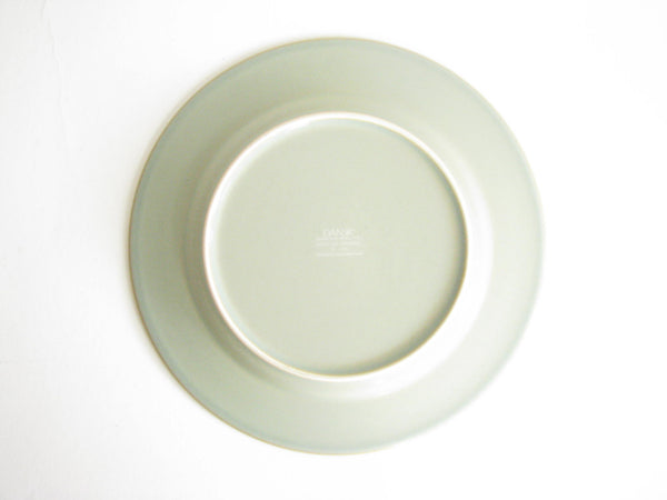 edgebrookhouse - Dansk Reactiv Sage Stoneware Dinner Plates with Beaded Trim - Set of 6