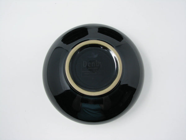 edgebrookhouse - Denby Jet Glossy Black and White Stoneware Bowls - 6 Pieces