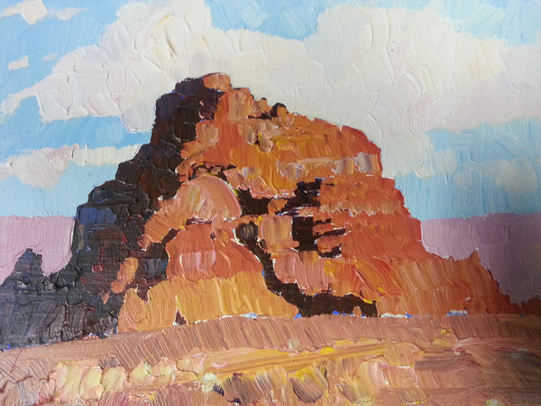 edgebrookhouse - Desert Landscape Oil on Board by American Impressionist Artist Alan H. Curtis (1943- )