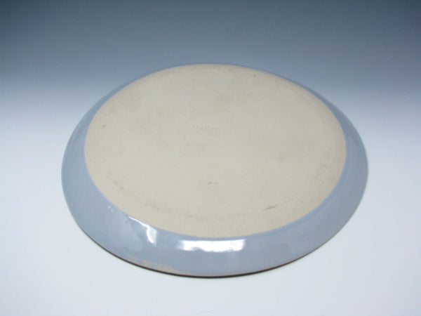 edgebrookhouse - Di Marshall Pottery South Africa Wonki Ware Hand Made Pottery Serving Platter in Light Blue Gray