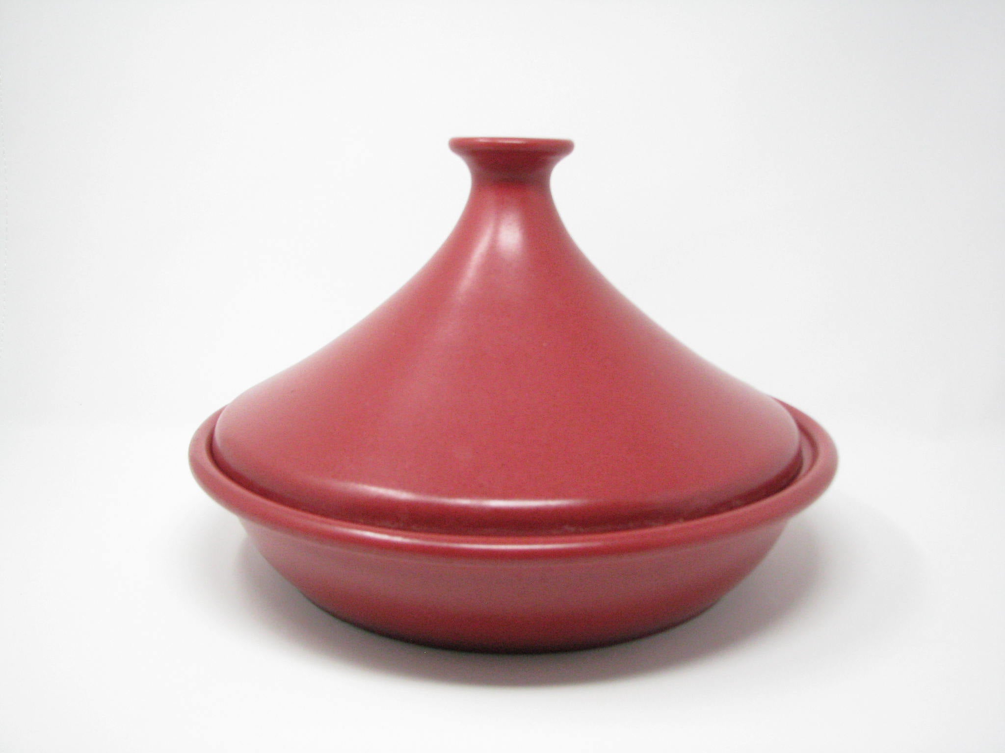 edgebrookhouse - Early Emile Henry France Flame Red Ceramic Tagine