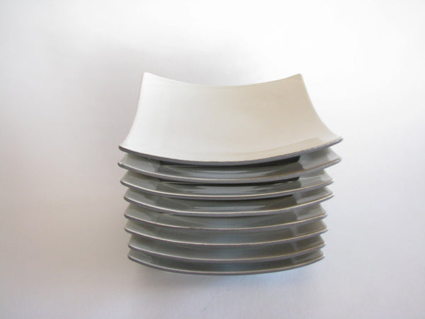 edgebrookhouse - Faria & Bento L'Essential Square Earthenware Dinner Plates - Set of 8