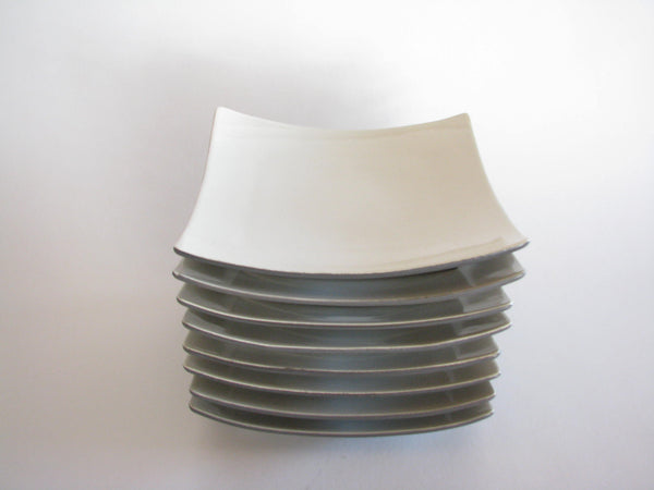 edgebrookhouse - Faria & Bento L'Essential Square Earthenware Dinner Plates - Set of 8