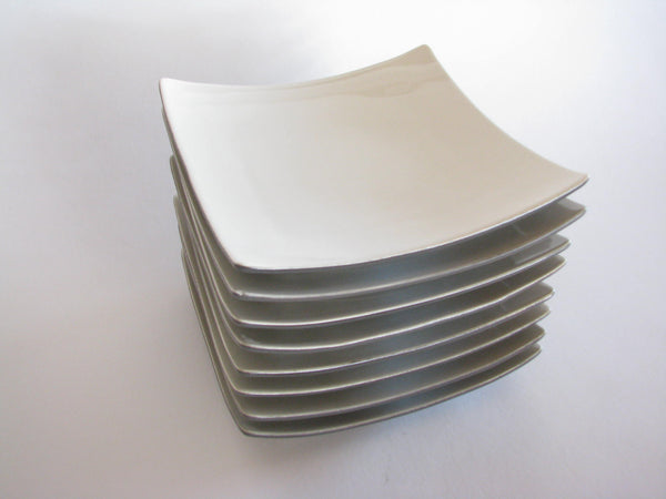 edgebrookhouse - Faria & Bento L'Essential Square Earthenware Dinner Plates - Set of 8