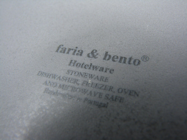 edgebrookhouse - Faria & Bento L'Essential Square Earthenware Dinner Plates - Set of 8