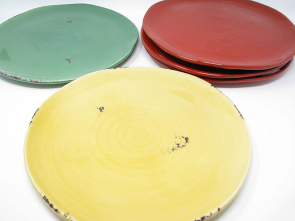 edgebrookhouse - Fortunata Handcrafted Italian Ceramic Dinner Plates - 5 Pieces