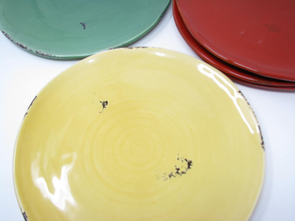 edgebrookhouse - Fortunata Handcrafted Italian Ceramic Dinner Plates - 5 Pieces