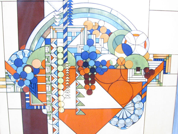 edgebrookhouse - Frank Lloyd Wright Foundation May Basket Stained Glass Art