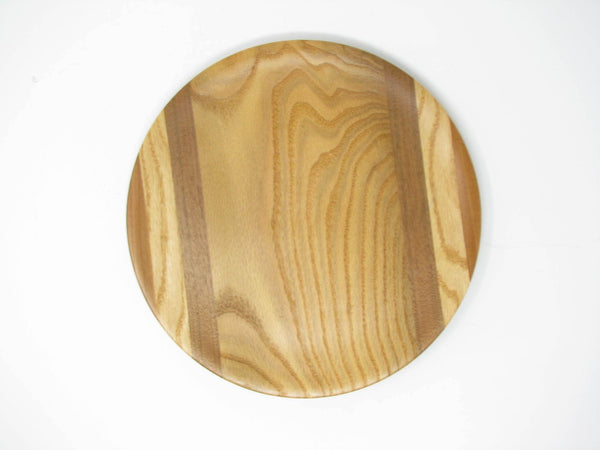 edgebrookhouse - Hand-Turned Inlaid Wood Plates by Sawdust Shop  - 3 Pieces