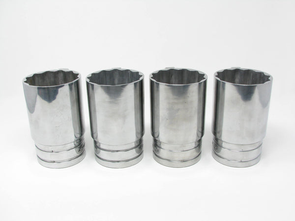 edgebrookhouse - Vintage Snap-On Cast Aluminum Mugs Flankards in Style of Socket Wrench - Set of 4