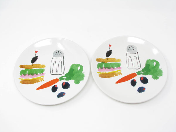 edgebrookhouse - Kate Spade Lenox All in  Good Taste Salad Luncheon Plates with BBQ Design - Set of 2