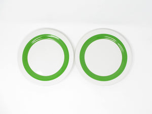 edgebrookhouse - Kate Spade Lenox All in  Good Taste Salad Luncheon Plates with Green Rim - Set of 2