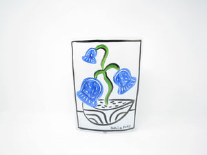 edgebrookhouse - Kosta Boda Ulrica Hydman Summer Dreams Bluebells Floral Pocket Vase