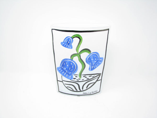 edgebrookhouse - Kosta Boda Ulrica Hydman Summer Dreams Bluebells Floral Pocket Vase
