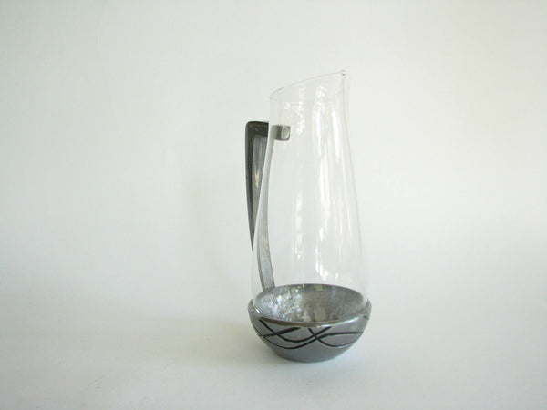edgebrookhouse - Lenox Vibe Glass Martini or Juice Pitcher with Holloware Base and Handle