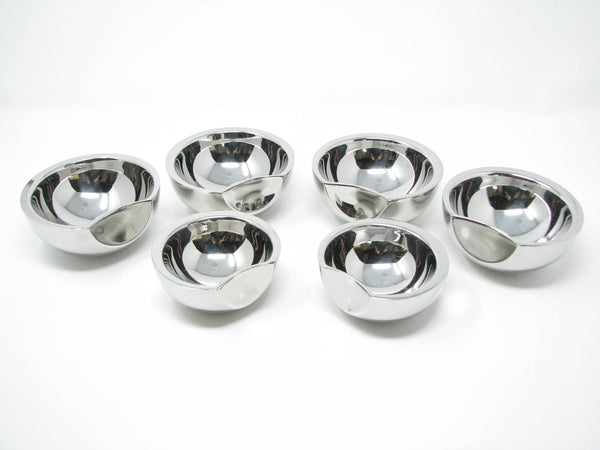 edgebrookhouse - Magppie Stainless Steel Nesting Crescent Serving / Tidbit Bowl Set - 6 Pieces