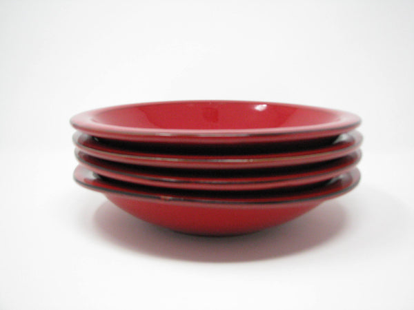 edgebrookhouse - Mamma Ro Italy Red Pottery Pasta Bowls - Set of 4