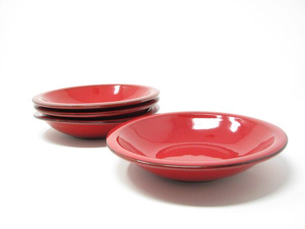 edgebrookhouse - Mamma Ro Italy Red Pottery Pasta Bowls - Set of 4