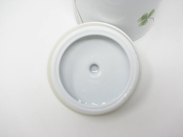 edgebrookhouse - Marcus Notely Ireland Medium Porcelain Lidded Canister with Shamrocks