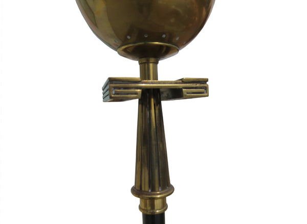 edgebrookhouse - 1960s Mid-Century Modern Tommi Parzinger Style Brass Torchiere