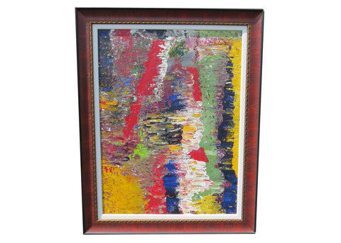 edgebrookhouse - Modern Abstract Oil on Canvas Artist Signed - Bernstein