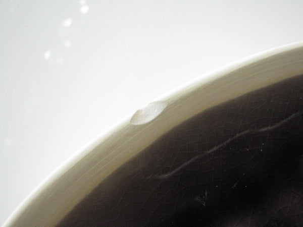 edgebrookhouse - Modern Gaia Organic Shaped Stoneware Plates with Crackle Glaze Mix Match - Set of 7