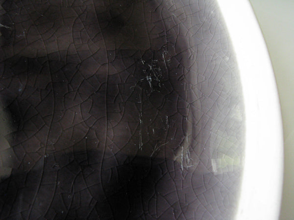 edgebrookhouse - Modern Gaia Organic Shaped Stoneware Plates with Crackle Glaze Mix Match - Set of 7