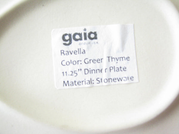 edgebrookhouse - Modern Gaia Organic Shaped Stoneware Plates with Crackle Glaze Mix Match - Set of 7