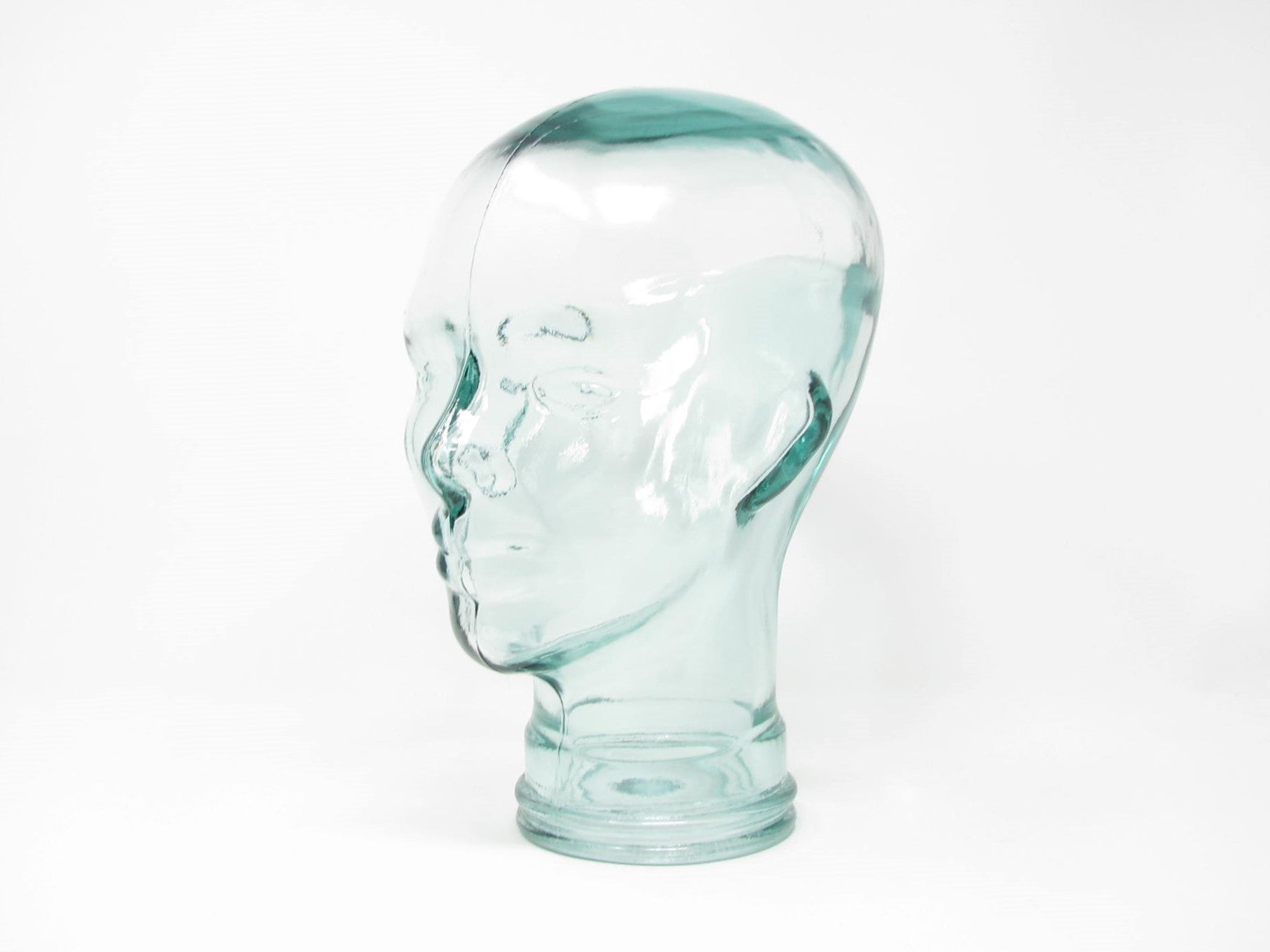 Modern Glass Head Sculpture Made with Natural Recycled Glass –  edgebrookhouse