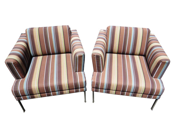 edgebrookhouse - Modern Keilhauer Branden 2121 Lounge Chairs - a Pair