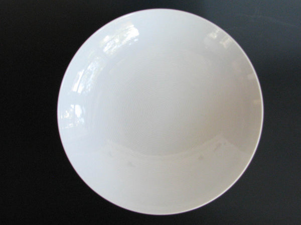 edgebrookhouse - Modern Rosenthal Thomas Germany Loft White Large Coupe Bowls - Set of 12