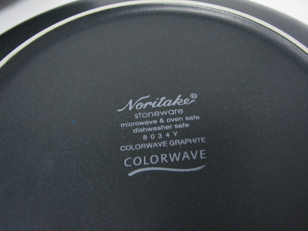 edgebrookhouse - Noritake Colorwave Graphite Stoneware Salad Plates - 4 Pieces