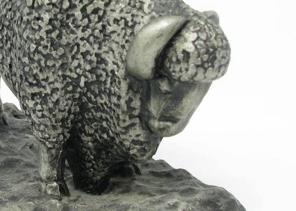 edgebrookhouse - Rare Vintage 1950s Glenn Richardson Haeger Glenwood Buffalo Bison Sculpture