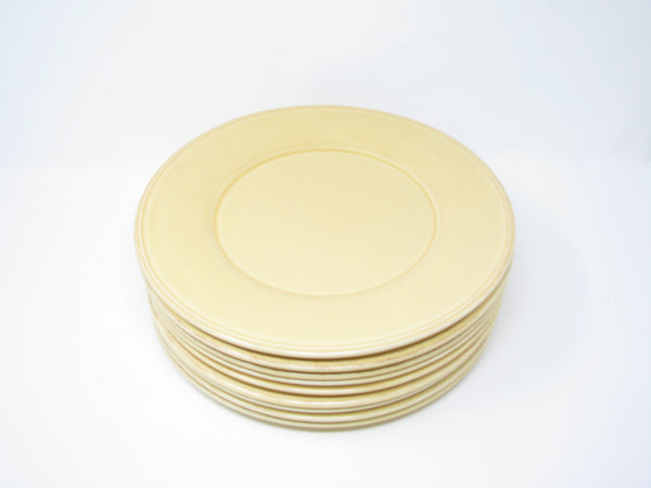 edgebrookhouse - Sur La Table Miel Yellow Stoneware Dinner Plates Made in Portugal - 9 Pieces