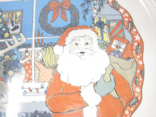 edgebrookhouse - Turano Bakery Holiday Collection Large Dinner Plates Chargers Platters by Homer Laughlin - Set of 2