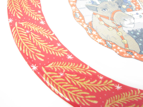 edgebrookhouse - Turano Bakery Holiday Collection Large Dinner Plates Chargers Platters by Homer Laughlin - Set of 2