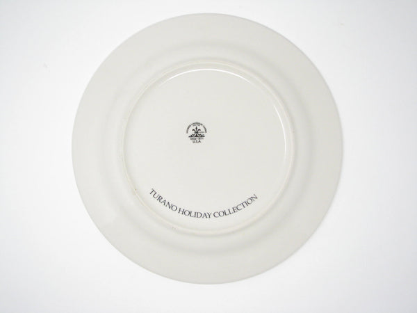 edgebrookhouse - Turano Bakery Holiday Collection Large Dinner Plates Chargers Platters by Homer Laughlin - Set of 2