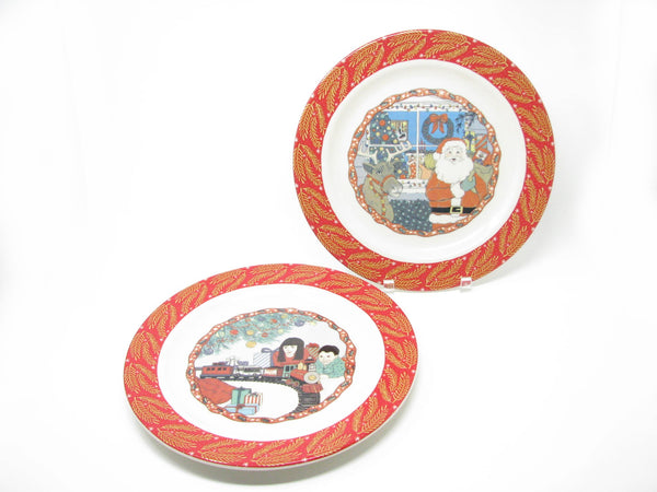 edgebrookhouse - Turano Bakery Holiday Collection Large Dinner Plates Chargers Platters by Homer Laughlin - Set of 2