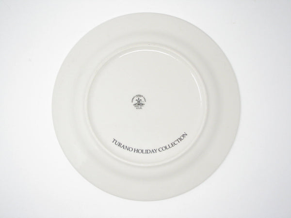 edgebrookhouse - Turano Bakery Holiday Collection Large Dinner Plates Chargers Platters by Homer Laughlin - Set of 2