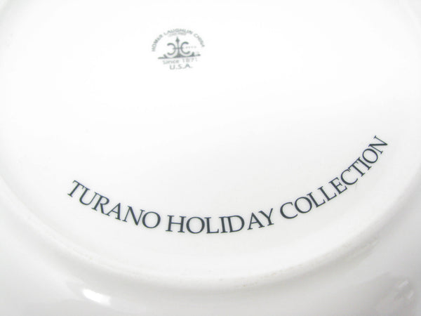 edgebrookhouse - Turano Bakery Holiday Collection Large Dinner Plates Chargers Platters by Homer Laughlin - Set of 2